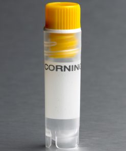 Corning® 2 mL Yellow Cap Internal Threaded Polypropylene Cryogenic Vial; Self-Standing with Round Bottom