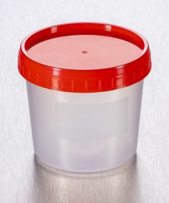 Corning® Gosselin™ Conical Container; 200 mL; PP; Red Screw Cap; Assembled; 200/Case