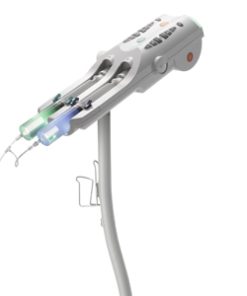 GE Nemoto DUAL SHOT alpha7 CT Injector – pedestal mounted