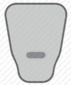 GE Kenex optional lift-off top shield; 27 cm wide