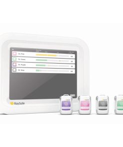 GE RaySafe i3™ package (918.3 MHz); includes base station; 4 dosimeters; rack with holder/wall mount and Dose Viewer software
