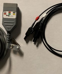 GE IVY 10 ft AHA/IEC ECG Trunk Cable and 24 in AHA ECG Lead Wires; compatible with IVY 3150 series; 90-day limited warranty