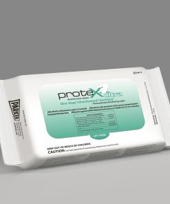 GE Protex Ultra Disinfectant Wipes - 80 ct Softpack (7 in x 10 in); 12 packs/box