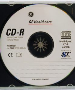 GE 650MB CD-R Medical Grade Media 100/Pack Jewel Case