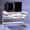 GE Two Monitor Workstation Table; 48 in. W (EA)