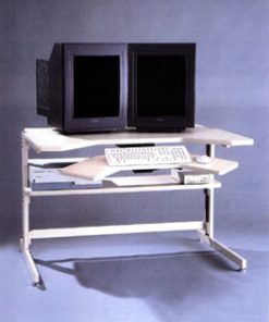 GE Two Monitor Workstation Table; 48 in. W (EA)