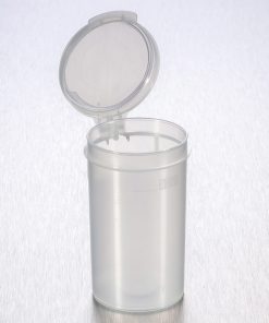 Corning® Gosselin™ Straight Container; 90 mL; PP; Graduated to 80 mL; Hinged cap; 350/Case