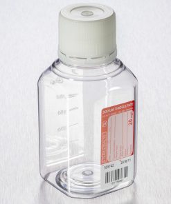 Corning® Gosselin™ Water Sampling Octagonal PET Bottle; 250 mL; Graduated; 20 mg/L Sodium Thiosulfate; 31 mm Tamper-evident Cap; Sterile; 24/Pack; 144/Case