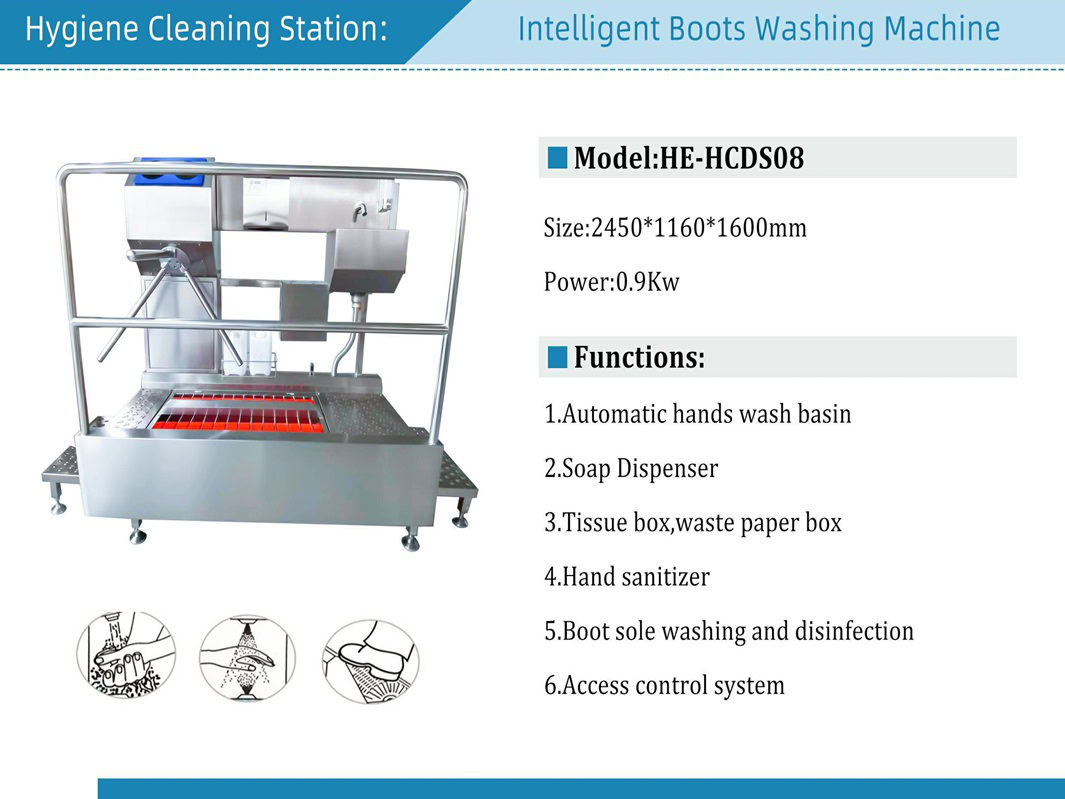 Intelligent Boots Washing Machine HE-HCDS08