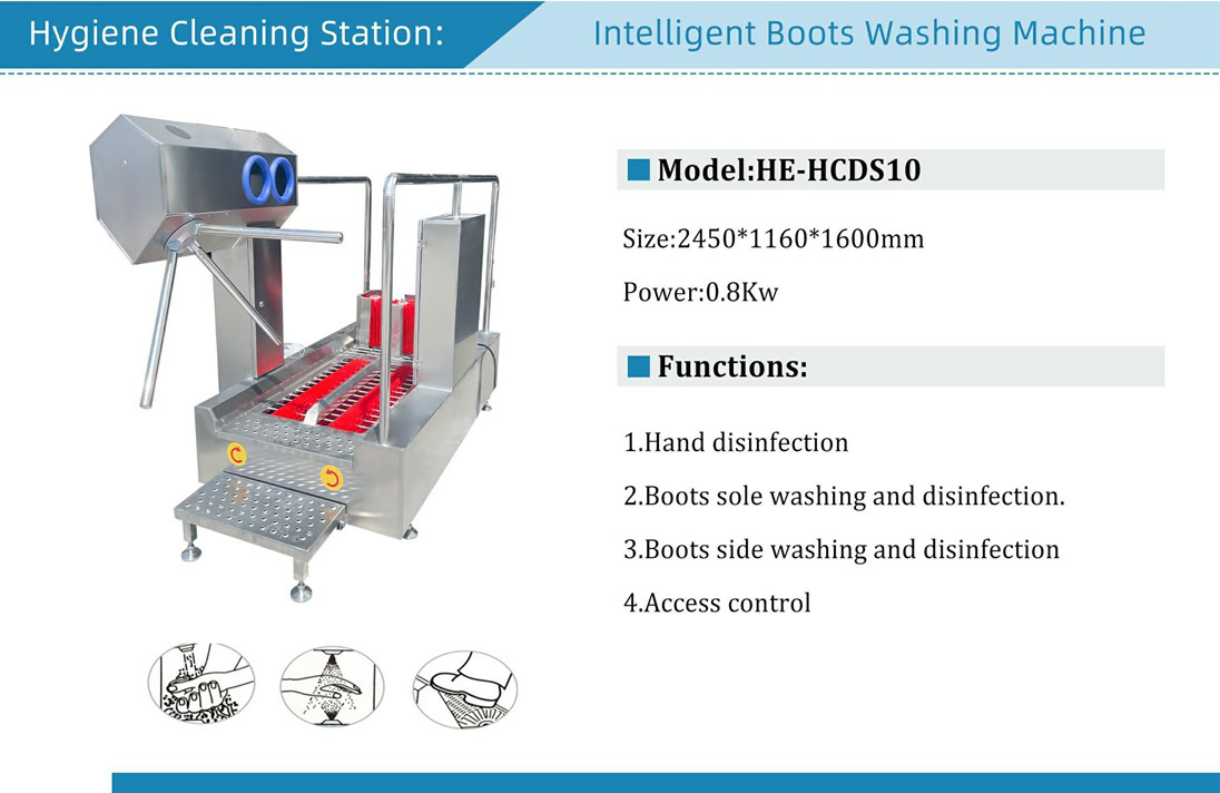 Intelligent Boots Washing Machine HE-HCDS10