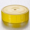 Corning® Gosselin™ Screw Cap for 125 and 180 mL Straight Container; Yellow PE; 100/Bag; 700/Case 1 |