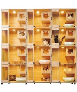 Wooden Pet Vet Cat Cage PC-20
