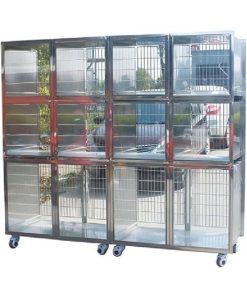 Veterinary Pet Animal Stainless Steel Cages PC-9
