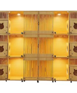 Wooden Pet Vet Cat Cage PC-22