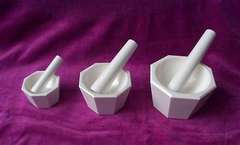 ZIRCONIUM OXIDE MORTAR AND PESTLE 1 Zirconium Oxide Mortar and Pestle