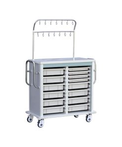 Infusion Trolley CS-08 - Keranjang Infus Darurat Berkualitas