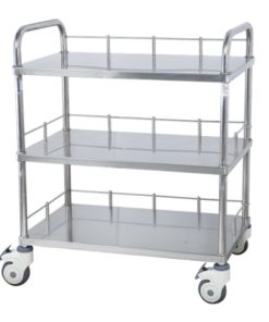 Stainless Steel Three-layer Instrument Trolley B15