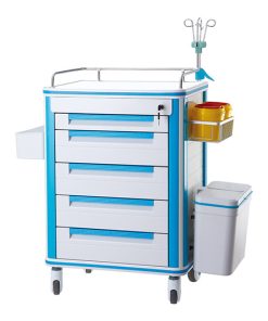 Emergency Trolley Cart CQ-03 - Gerobak Medis Profesional