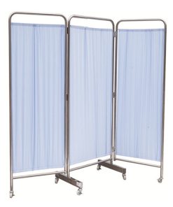 3 Sections Stainless Steel Patient Screen D13