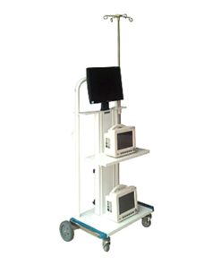 Instrument Trolley CY-02: Meja Kerja Medis 5 Lapis 140kg
