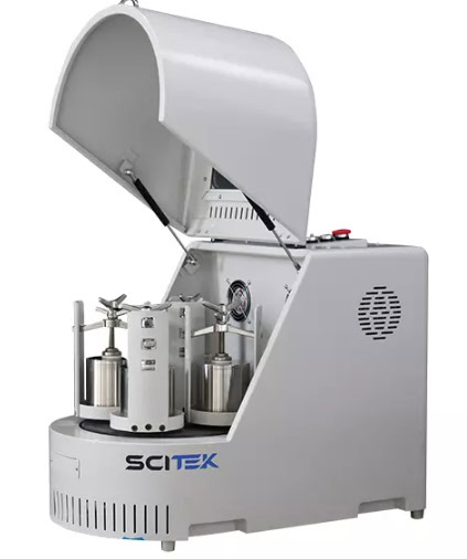Vertical Laboratory Planetary Ball Mill, Semi-circle Model |