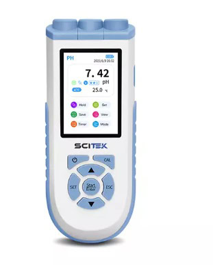 Portable pH Meter, 3 Calibration Points |