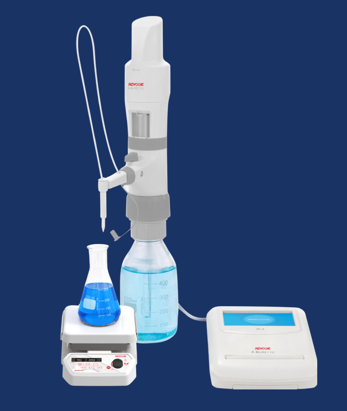 cara menggunakan Electronic Burette