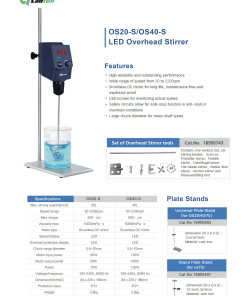 OS-S LED Overhead Stirrer 5 |