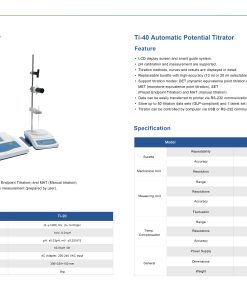 Potential Titrator Manual | Alat Titrasi Potensiometri Presisi 4 |
