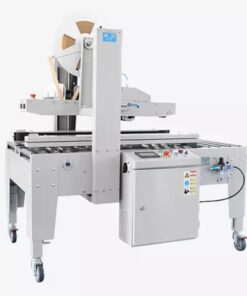 HUALIAN FRIENDLY WATER ACTIVATED KRAFT PAPER TAPE CASE SEALING PACKING MACHINE FXW-6050