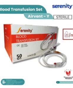 SERENITY Blood Transfusion Set ( Airvent Type Y Luer Slip / 20 drops/mL )
