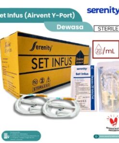SERENITY Set Infus Dewasa ( Airvent Y-Port ) ( Box Of 50 )