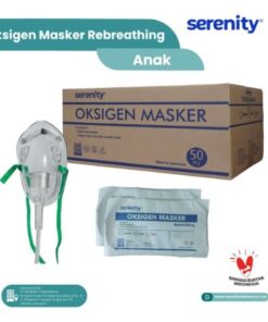 SERENITY Oxygen Masker Rebreathing Anak ( box 50 )