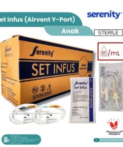 SERENITY Set Infus Anak ( Airvent Y-Port ) ( Box Of 50 )