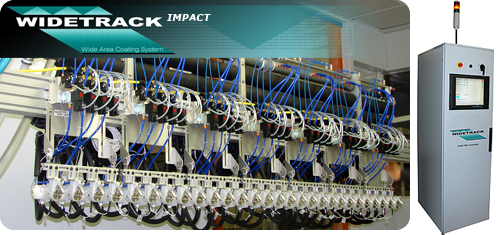 aplikasi WideTrack Ultrasonic Coating System