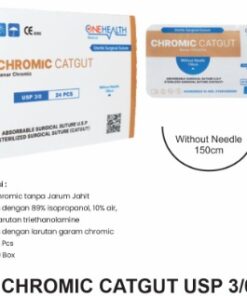 OneHealth CHROMIC CAT GUT – USP 3/0 (Without Needle 150cm)
