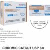 OneHealth CHROMIC CAT GUT – USP 3/0 (CURVE CUTTING 75cm) 1 |