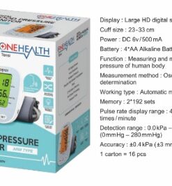 OneHealth DIGITAL BLOOD PRESSURE MONITOR KF-65A