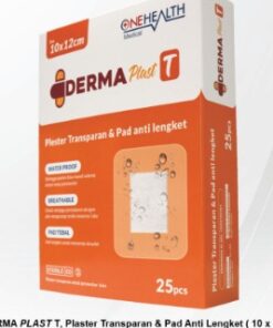 OneHealth DERMA PLAST T; Plaster Transparan & Pad Anti Lengket ( 10x 12cm)