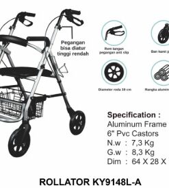 OneHealth ROLLATOR KY9148L-A