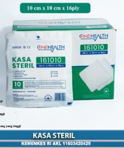 OneHealth KASA STERIL 10x10cm 16Ply – Kualitas Medis 4 |