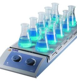 Hotplate Magnetic Stirrer HPS-M120-S10 | 10 Posisi, 1100 RPM