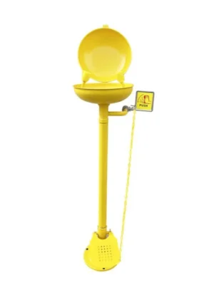 kalibrasi Dustproof cover high-end large basin vertical eye wash station