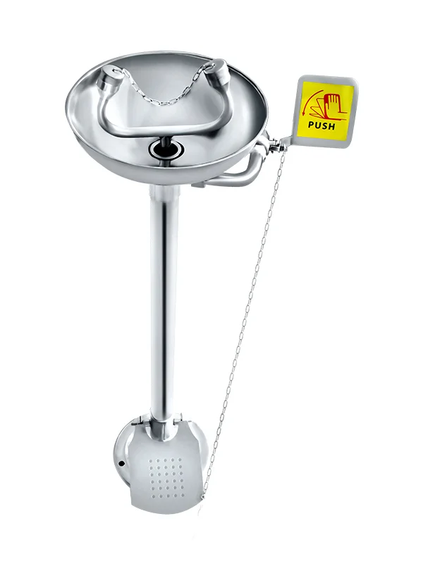 fitur Vertical Eye Wash Station with Foot Pedal