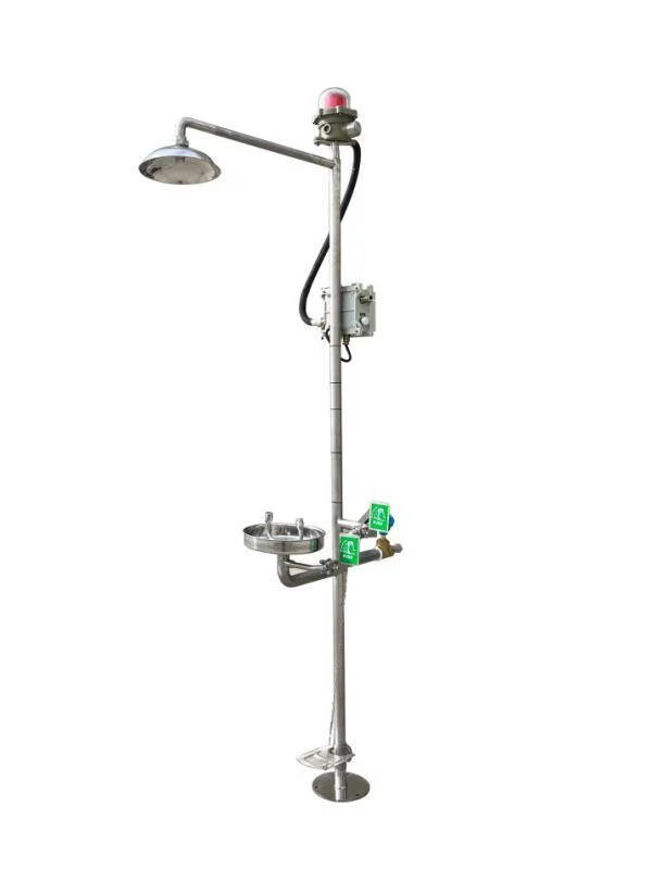 aplikasi Water Alarm Integrated Foot Operated Eye Washer