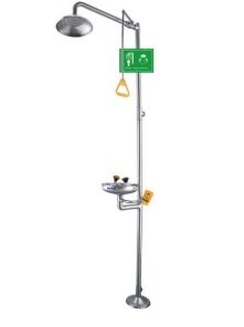 Eye Wash Safety Shower EEWS-310 | Stasiun Darurat 2-in-1