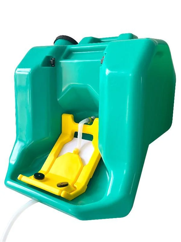 APLIKASI PORTABLE EYEWASH STATIONS WASTEWATER COLLECTION BUCKET 1 aplikasi Portable eyewash stations wastewater collection bucket