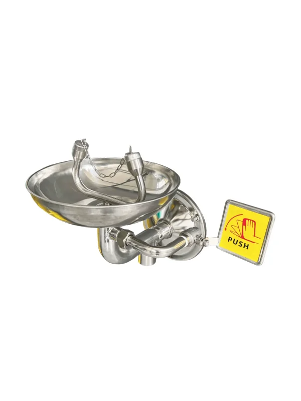 aplikasi Bent tube wall mounted eye washer