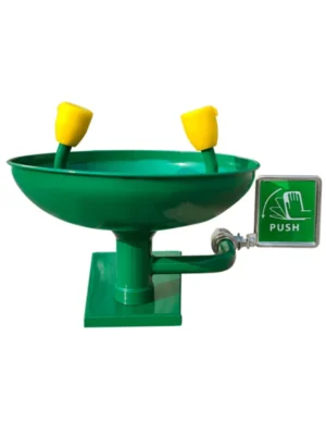 fitur Green ABS Wall Mounted Eye Wash
