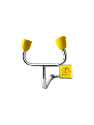 cara menggunakan In-wall eye washer